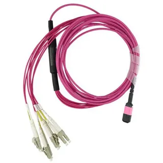 BlueOptics NVIDIA MCA7J60-C002 kompatibles MPO-4xLC Multimode OM4 Patchkabel 2 Meter (2 Meter)
