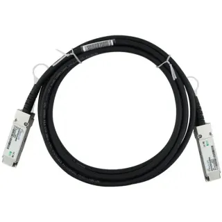 BlueOptics BlueLAN Direct Attach Kabel kompatibel zu Meraki MA-CBL-40G-1M QSFP (schwarz, 1 Meter)