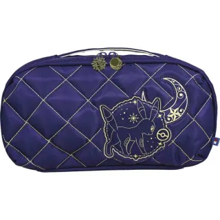 HORI Gesteppte Tragetasche (Psiana und Nachtara) (violett/gold, für Nintendo Switch 2 / Switch / Switch OLED)