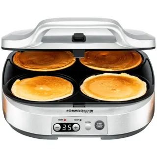 Rommelsbacher Pancakemaker PC1800 Pam (silber, 1.800 Watt)