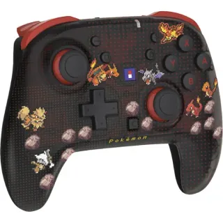 HORI Wireless HORIPAD Turbo (Pixel Rot), Gamepad (schwarz/rot, Nintendo Switch 2)