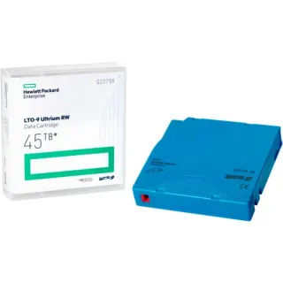 Hewlett Packard Enterprise LTO9 Medium 45 TB, Streamer-Medium (blau)
