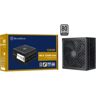 SilverStone HELA 1200Rz Axis, PC-Netzteil (schwarz, 2x 12-Pin High Power GPU, 5x PCIe, Kabelmanagement, 1200 Watt)