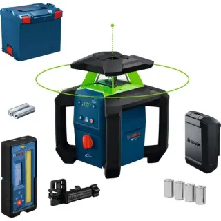 Bosch Professional Rotationslaser GRL18V-4-34CVG in L-BOXX (grün, Boxed)