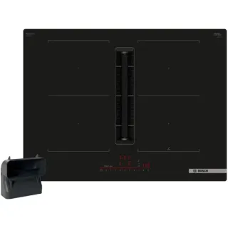 Bosch Set PVQ711HGA6 (HEZ9VDSB4 + PVQ711H26E), Autarkes Kochfeld (schwarz, 70 cm, mit integriertem Dunstabzug, Home Connect)