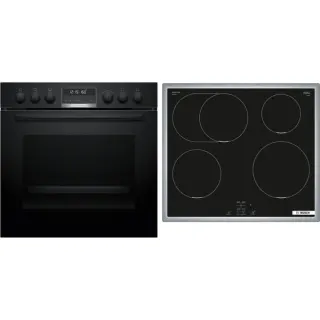 Bosch HND675LS62, Herdset (schwarz/edelstahl)