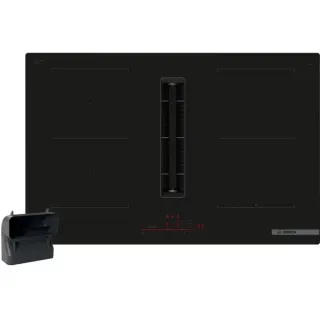 Bosch Set PVQ811HGA6 (HEZ9VDSB4 + PVQ811H26E), Autarkes Kochfeld (schwarz, 80 cm, mit integriertem Dunstabzug, Home Connect)