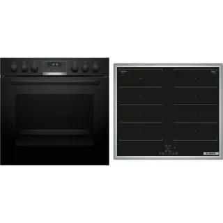 Bosch HND619LA61, Herdset (schwarz/edelstahl)