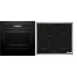 Bosch HND615LS62, Herdset (schwarz/edelstahl)