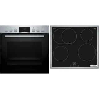 Bosch HND415LS62, Herdset (schwarz/edelstahl)