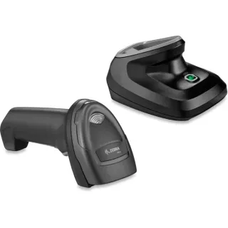 Zebra DS2278, Barcode-Scanner (schwarz, inkl. USB-Kabel, Lade-/Übertragungsstation)