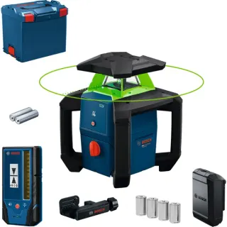 Bosch Professional Rotationslaser GRL18V-3-31G in L-BOXX (grün, Boxed)