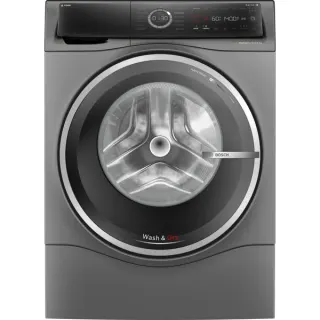 Bosch WNC254AS0 Serie 8, Waschtrockner (grau/schwarz, i-Dos, Home Connect)