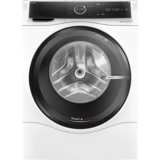 Bosch WNC254A40 Serie 8, Waschtrockner (weiß/schwarz, i-Dos, Home Connect)