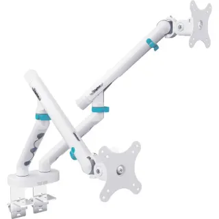 Digitus Dual Design Monitorhalterung, 2x 35", 2x 10 kg (weiß)