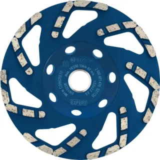 Bosch Professional Diamant-Topfscheibe Expert for Concrete, Ø 150mm, Schleifscheibe (Bohrung 22,23mm, für Beton- und Winkelschleifer)