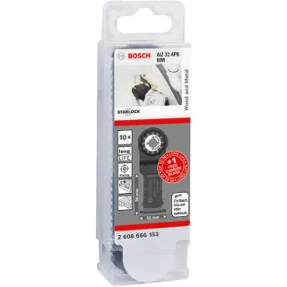 Bosch Professional Tauchsägeblatt-Set AIZ 32 APB + 1 EXPERT MultiMax AIZ 32 APIT, Sägeblatt-Satz (10-teilig)