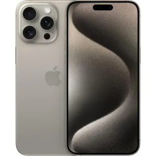 Apple iPhone 15 Pro Max 256GB Generalüberholt, Handy (Titan Natur, iOS)