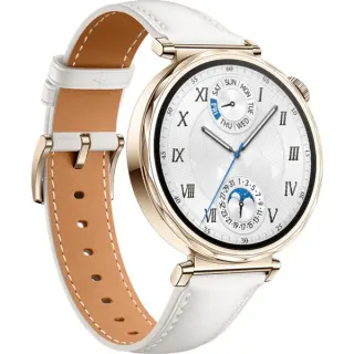 Huawei Watch GT5 41mm (Jana-B19L), Smartwatch (gold, weißes Komposit-Armband)