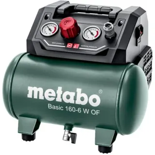 Metabo Basic 160-6 W OF, Kompressor (dunkelgrün/schwarz, 900 Watt)