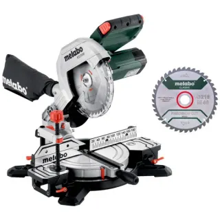 Metabo KS 216 M Set, Kapp- und Gehrungssäge ((610216900), 1100 Watt)