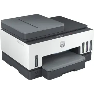 HP Smart Tank 7605, Multifunktionsdrucker (grau/weiß, USB, LAN, WLAN, Bluetooth, Duplex (Druck))