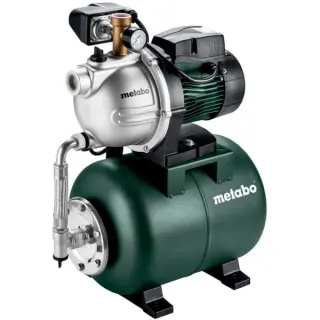 Metabo HWW 3500/25 G (600981000) Hauswasserwerk, Pumpe (grün/schwarz, 900 Watt)