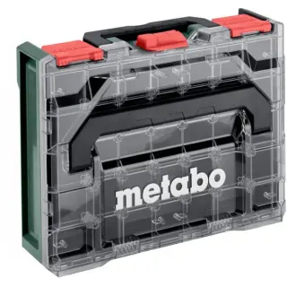 MetaboX 100 S Organizer, Werkzeugkiste (grün/transparent, leer)