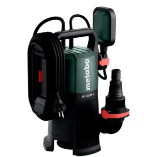 Metabo SP 150-35 S (601795000) Schmutzwasser-Tauchpumpe, Tauch- / Druckpumpe (schwarz/grün, 510 Watt)