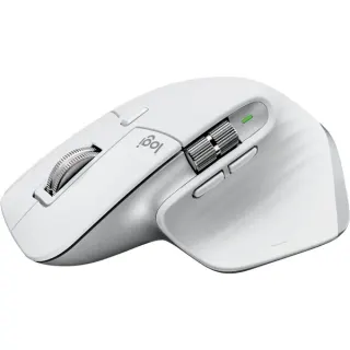 Logitech MX Master 3S, Maus (hellgrau, 7 Tasten, Logi Bolt, Bluetooth, kompatibel mit PC/Mac/iPad/Android)