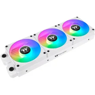 Thermaltake CT140 EX Reverse ARGB Sync PC Cooling Fan, Gehäuselüfter (weiß, 3er Pack, 140 mm)