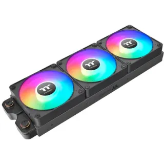 Thermaltake CT140 EX Reverse ARGB Sync PC Cooling Fan, Gehäuselüfter (schwarz, 3er Pack, 140 mm)