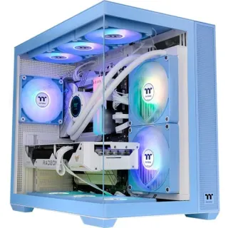 Thermaltake View 380 TG ARGB Hydrangea Blue, Tower-Gehäuse (hellblau, Tempered Glass x 2)