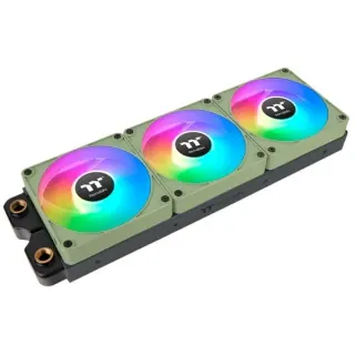Thermaltake CT140 EX Reverse ARGB Sync PC Cooling Fan, Gehäuselüfter (hellgrün, 3er Pack, 140 mm)