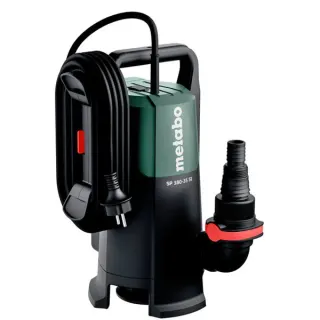 Metabo SP 180-35 SI (601796000) Schmutzwasser-Tauchpumpe, Tauch- / Druckpumpe (schwarz/grün, 600 Watt)