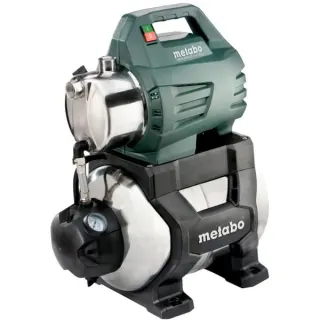 Metabo HWW 4500/25 Inox Plus (600973000) Hauswasserwerk, Pumpe (schwarz/grün, 1300 Watt)