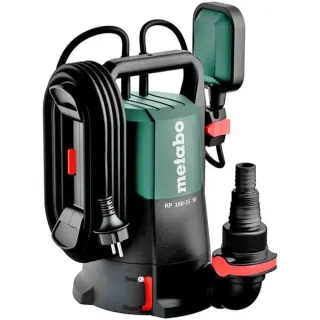 Metabo KP 160-35 SF (601792000) Kombi-Tauchpumpe, Tauch- / Druckpumpe (schwarz/grün, 500 Watt, für Schmutz- und Klarwasser)