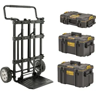 DEWALT TOUGHSYSTEM 2.0 4-in-1 Komplettset, Werkzeugkiste (schwarz/gelb)