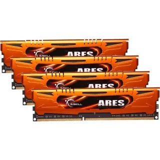 G.Skill DIMM 32 GB DDR3-1600 (4x 8 GB) Quad-Kit, Arbeitsspeicher (F3-1600C10Q-32GAO, Ares, INTEL XMP, Lite Retail)