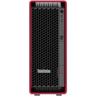 Lenovo ThinkStation P8 (30HH009FGE), PC-System (schwarz/rot, Windows 11 Pro)