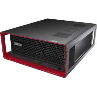 Lenovo ThinkStation P8 (30HH009UGE), PC-System (schwarz/rot, Windows 11 Pro)
