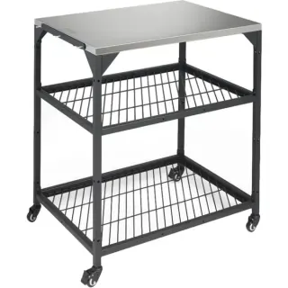 Ooni Modular Tabel V2 Medium UU-P2F000, Untergestell (schwarz/edelstahl, für Ooni Pizzaofen samt Zubehör)