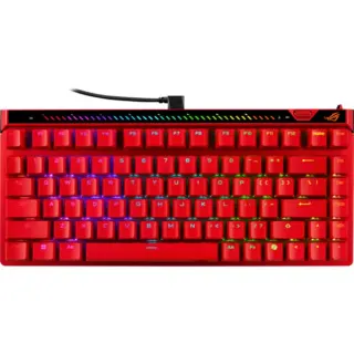 ASUS ROG Falchion Ace 75 HE, Gaming-Tastatur (rot, DE-Layout, ROG HFX V2)
