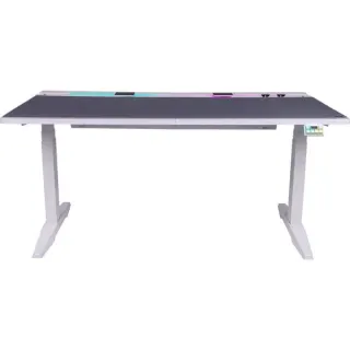 Thermaltake G700 RGB White Gaming Desk, Gaming-Tisch (weiß, RGB-LED-Lichtleiste 16,8 Millionen Farben)