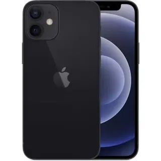 Apple iPhone 12 mini 128GB Generalüberholt, Handy (schwarz, iOS)