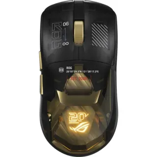 ASUS ROG Harpe Ace Extreme Edition 20, Gaming-Maus (schwarz/gold)