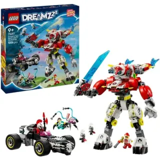 LEGO 71497 DREAMZzz Coopers Tiger-Mech und Zero's Hot Rod Auto, Konstruktionsspielzeug