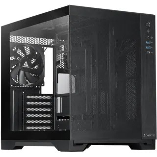 Chieftec Visio Air GM-30B-M-OP, Tower-Gehäuse (schwarz, Tempered Glass )