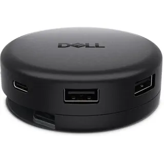 Dell Pro 7-in-1 USB-C Reise Dock DA326, Dockingstation (schwarz)