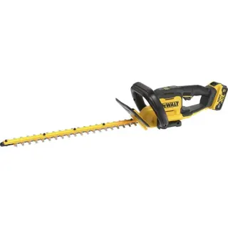 DEWALT Akku Heckenschere DCMHT562P1-QW, 18Volt (gelb/schwarz, 1 x 18V XR 5,0Ah, Ladegerät)